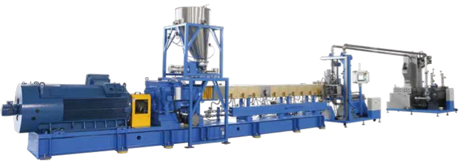 Linha de Extrusão para Petroquímicos em Pó